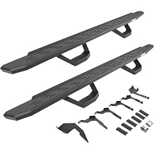 Go Rhino RB30 Running Boards, Brackets, 2 Pair of Drop Steps | Galvanized Steel, Protective Bedliner Coating | 6963688020T | Fits 2019-2024 Ford Ranger Crew Cab Pickup