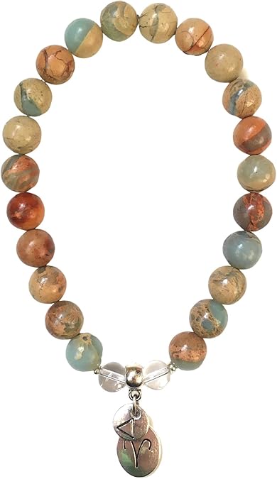 Aries Zodiac Bracelet Women with Moon Sign and Fire Element Charms for Inner Peace