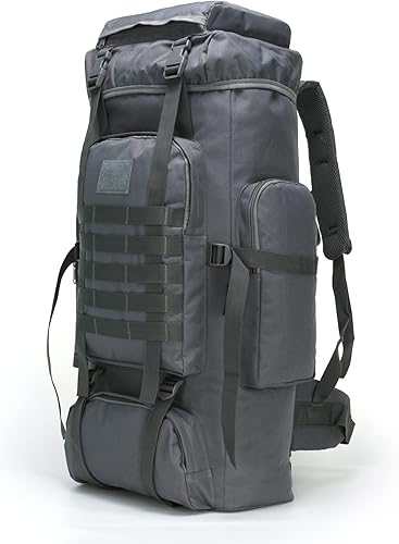 Miniatura 8 de TianYaOutDoor Mochila de senderismo de 70 l para hombres impermeable militar camping mochila viaje mochila