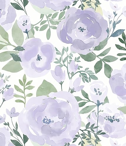 Miniatura 10 de Orainege Papel Tapiz Floral Despegar y Pegar Papel Tapiz 17.3pulg x 118.1pulg Papel Tapiz Autoadhesivo Papel de Contacto Boho Removible Papel Tapiz