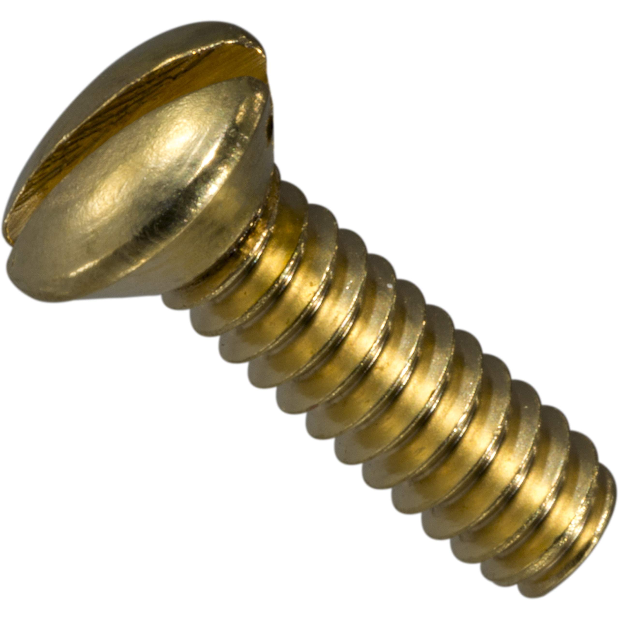 Vis machine fente ovale 6-32 x 1/2 lot de 48 pour quincaillerie filetée