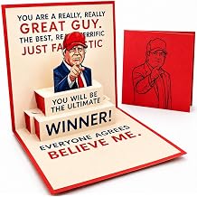 SKPAND Funny 3D Pop Up Birthday Card for Men, Great Guy Birthday Card
