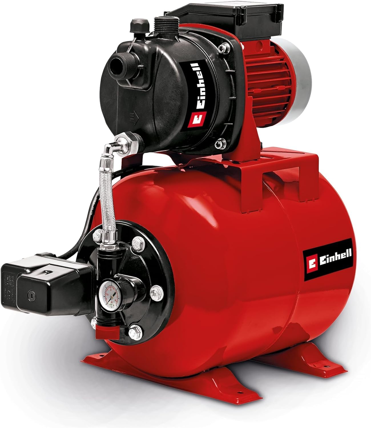 Einhell Groupe de surpression GC-WW 6538 (650 W, Hauteur d'aspiration 8 m, Câble d‘alimentation 1,4 m, Interrupteur à pression)