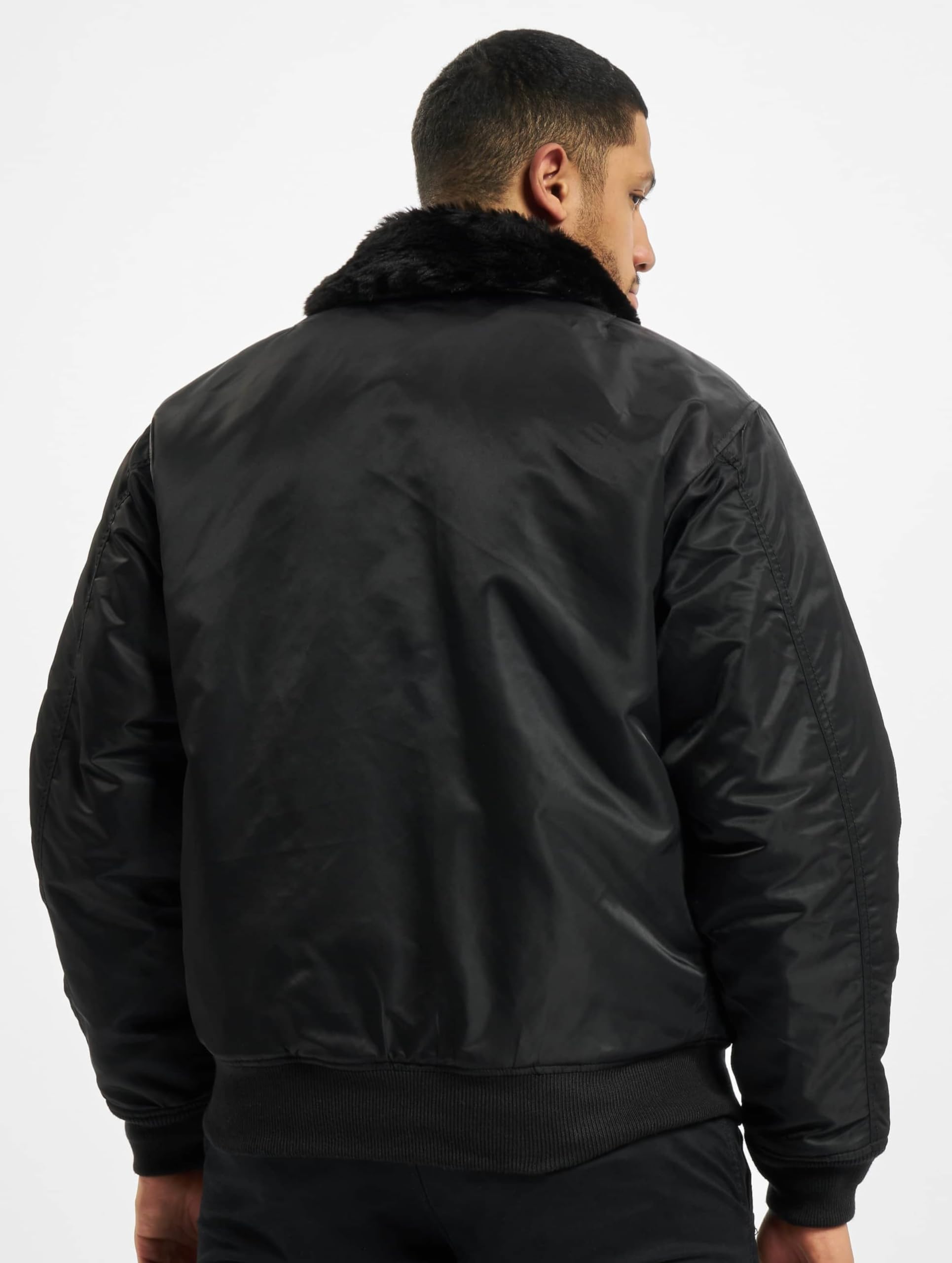 Brandit MA2 Jacket Fur Collar Hombre Chaqueta entre-tiempo Aceituna