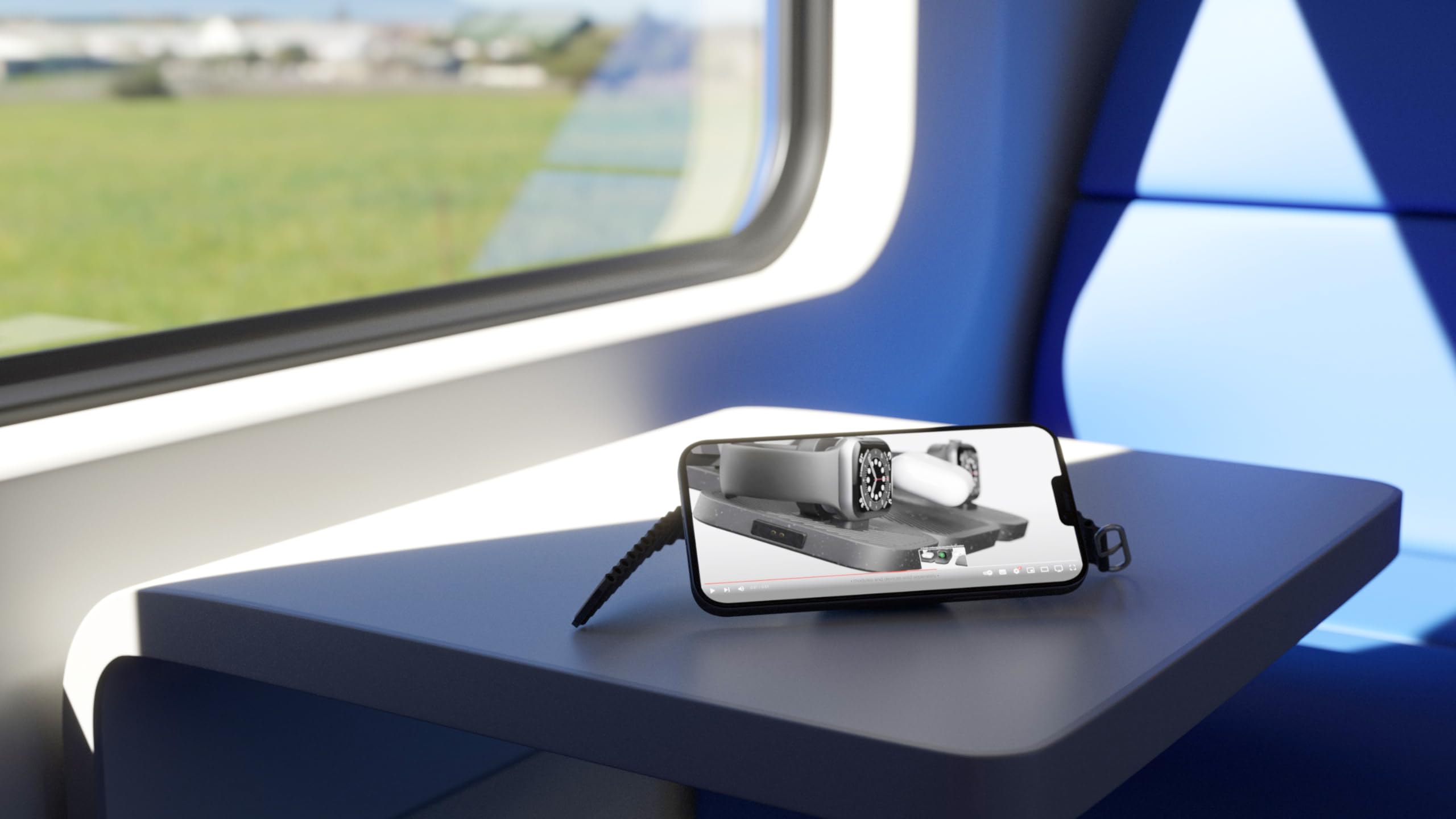 Zens Travel Wireless Charger Pro 2, Czarne | Bezprzewodowa ładowarka MagSafe i Qi2, 15 W, do iPhone Air/17/16/15/14/13/12, Apple Watch i AirPods