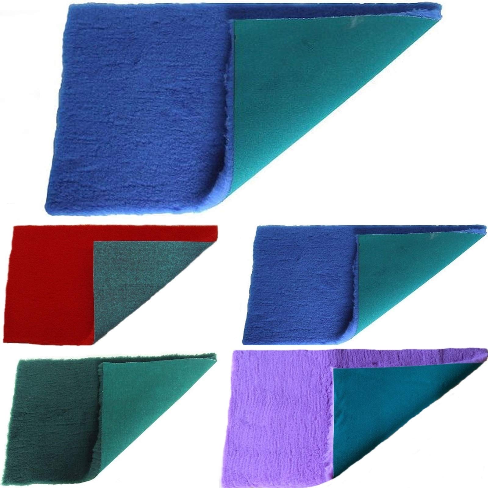 PnH Veterinary Bedding - Green Back – GREEN, BLUE, RED, LILAC - Vet Bedding Pieces – Many Sizes - READY TO USE, SELVAGE EDGE REMOVED (300cm x 150cm, BLUE)