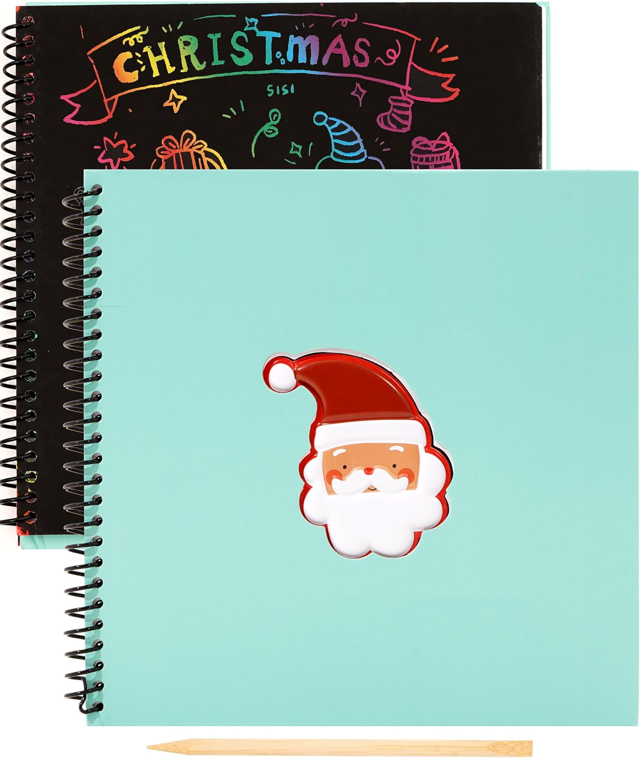 Rainbow Scratch Notebooks for Kids Christmas Gift, Arts