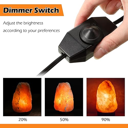 Miniatura 3 de Meonum Cable accesorio con 9 bombillas LED, cable de luces de pueblo navideño de 18 pies con interruptor de atenuación, luces de molde de soplado C7