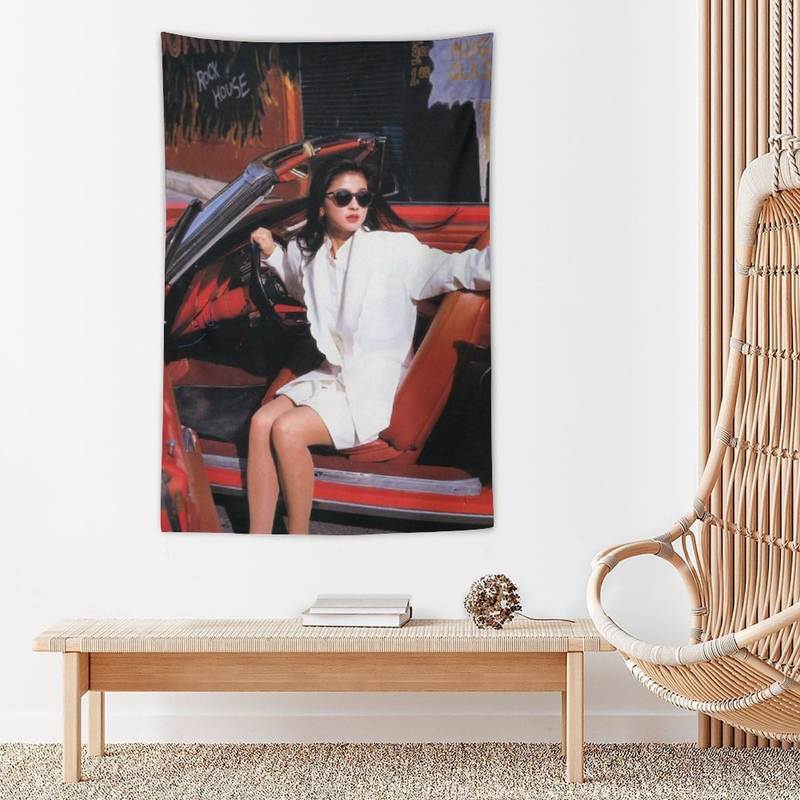 森高千里　タペストリー　壁掛け　新品 Amazon.co.jp: 森高千里-179 タペストリー、絵画、ポスター