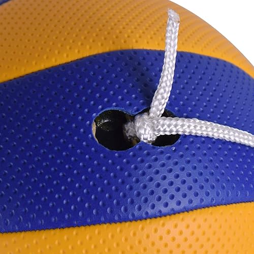 Miniatura 5 de Tetherball y cuerda, goma suave de tamaño completo, bolas de tetherball portátiles con cuerda suave, gran juego al aire libre para jugar en familia