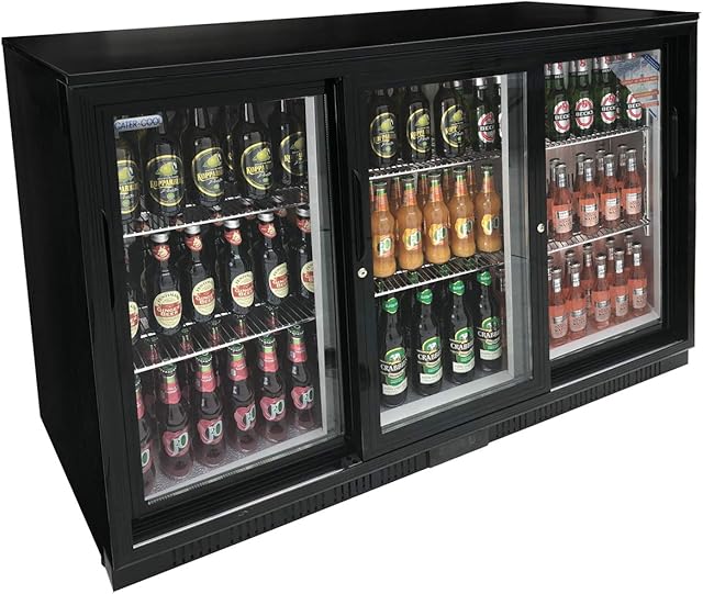 Cater-Cool Triple Sliding Door Bottle Cooler with LED Lighting CK1303LED (UK Mainland Del Only)