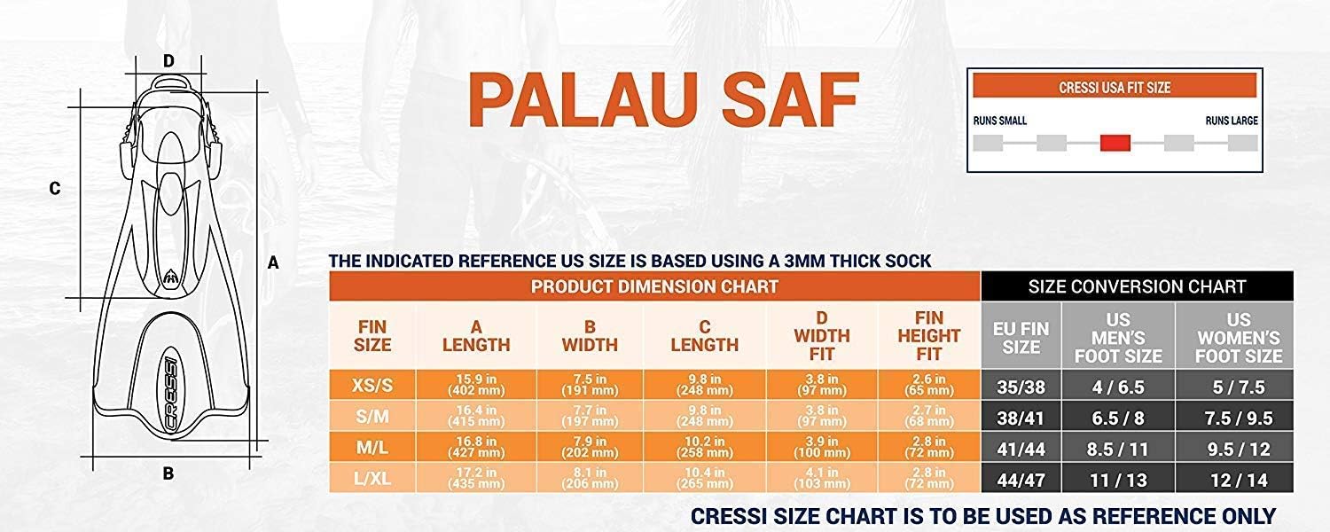 Cressi Italian Boutique Collection - Palau Short Self Adjust Fin - Liberty Triside Pano Tempered Glass Lens Mask - Purge Dry Snorkel - Mask Fin Snorkel Set : Sports & Outdoors