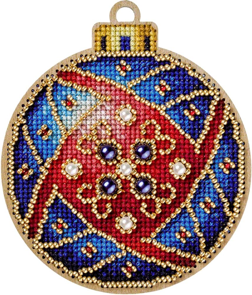 Wizardi Wonderland Crafts Cross-Stitch kit on Wood FLW-010