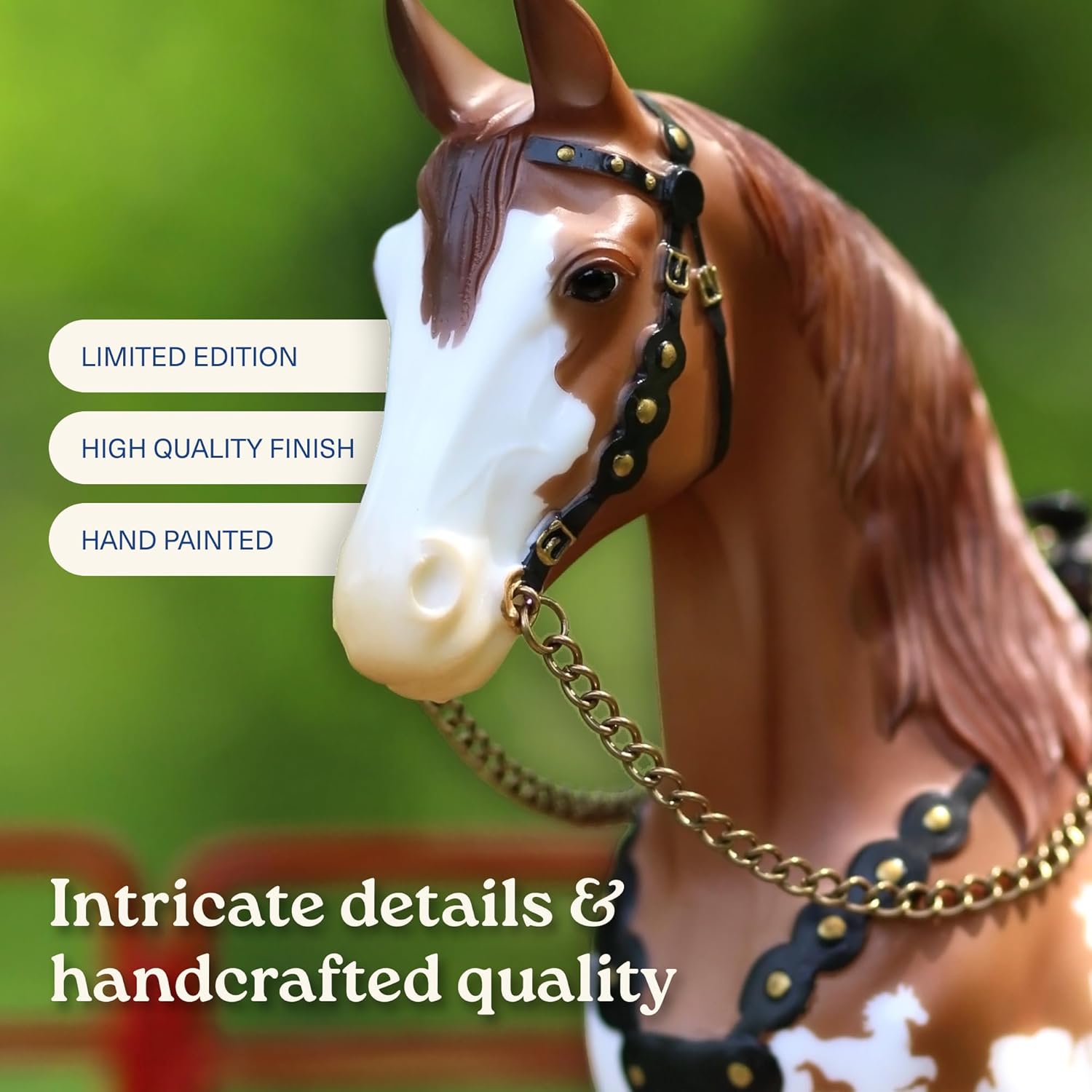 Breyer Horses Traditional Series 75th Anniversary Western Horse – Collector Edition | Original #57 Western Horse Tribute | Hand-Crafted 1:9 Scale Model (11.5”L x 8.5”H)