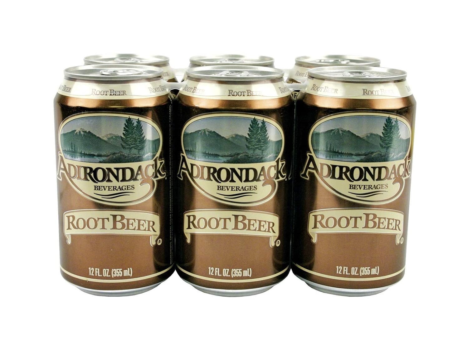 Adirondack Soda: Your Choice of Six Different Flavors- Case of Four/6 Packs 12 oz. Cans (Orange)