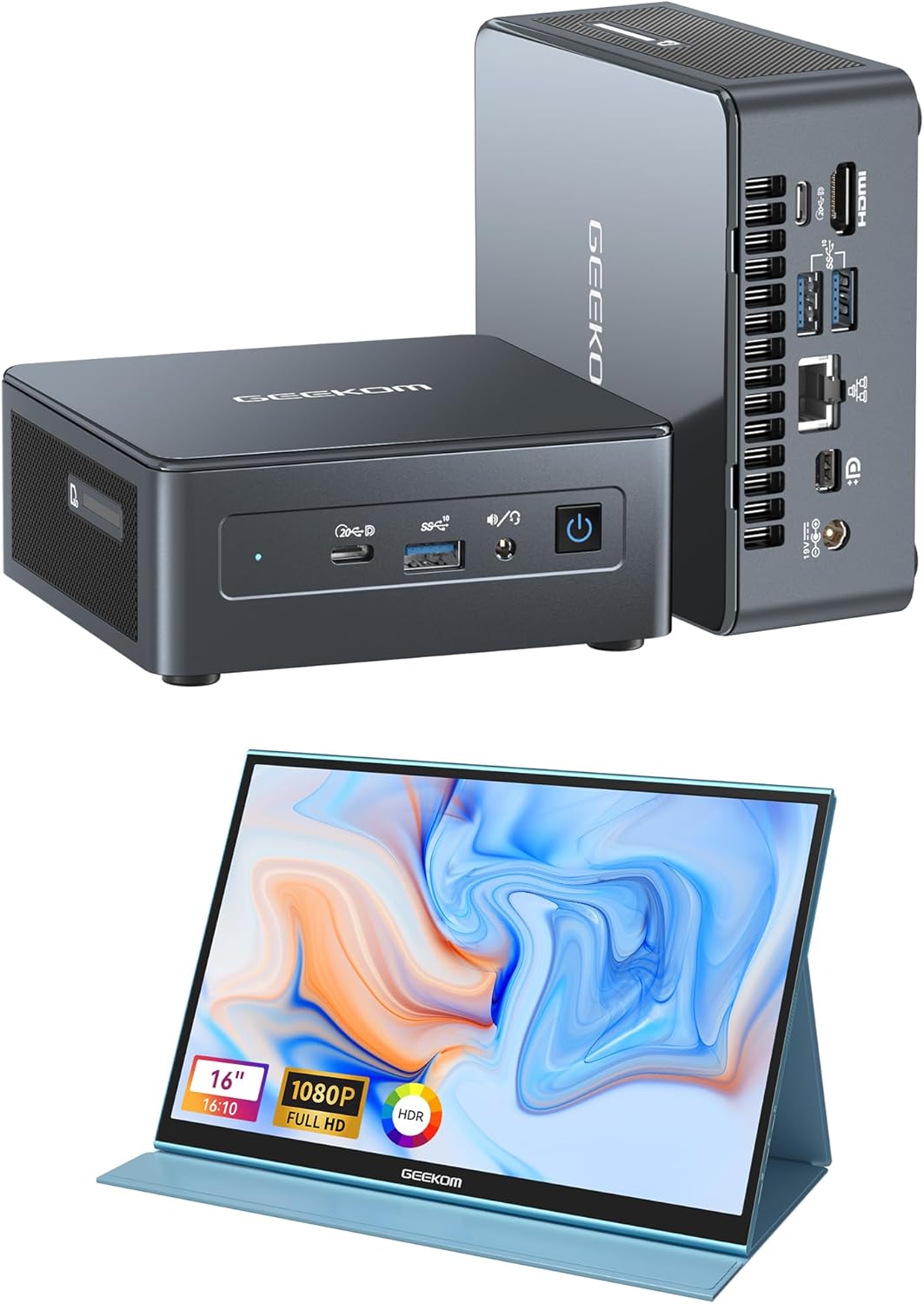 Amazon.com: GEEKOM Mini PC Mini IT11, 11th Intel Core i7-11390H (4C/8T ...