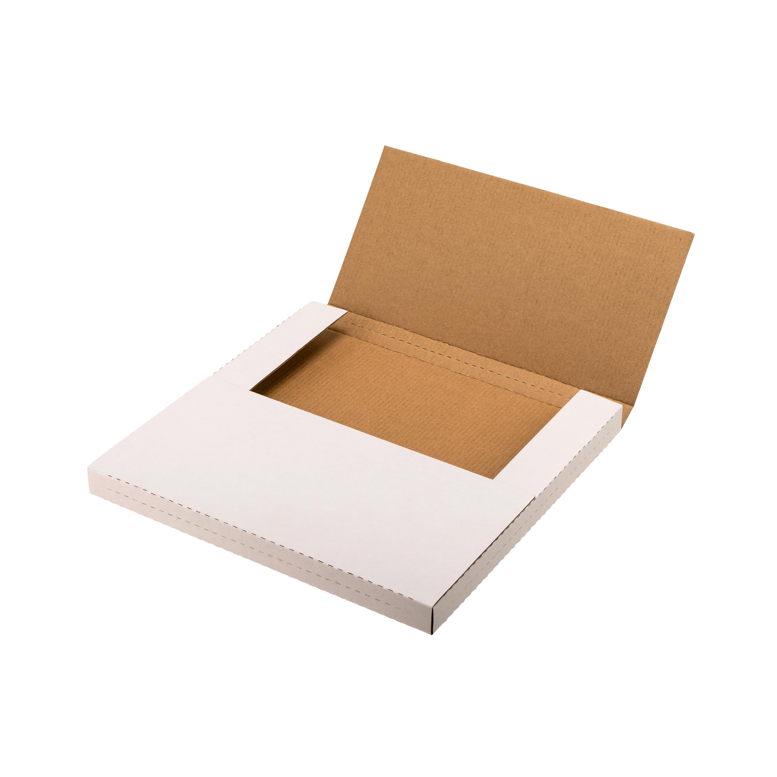 Cajas de cartón corrugado LP para envíos de discos de vinilo de 12.8 x 12.8 x 1 pulgadas, fáciles de plegar, cajas de envío de álbumes de profundidad múltiple con calcomanías frágiles