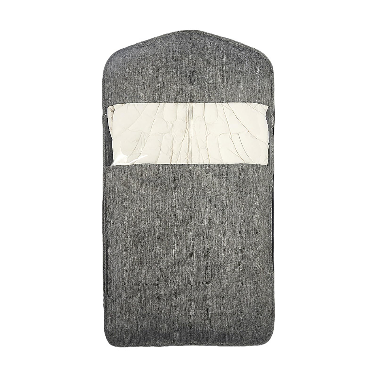 Jingjiaoplsd Gray Space Saver Hanging Vacuum Compression Garment Bag, Down Jacket Cloth Cover