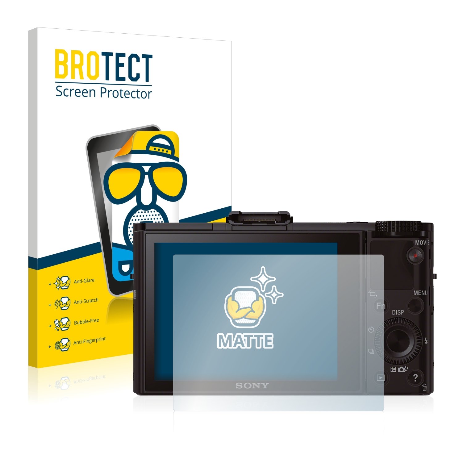 BROTECT Matte Displayschutzfolie Für Sony Cyber-Shot DSC-H300 – 2 Stück, Entspiegelt & Kratzfest