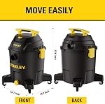 STANLEY SL18701P-10A Wet/Dry Vacuum,10 Gallon 6.0 Peak HP, 10Gallon, Black