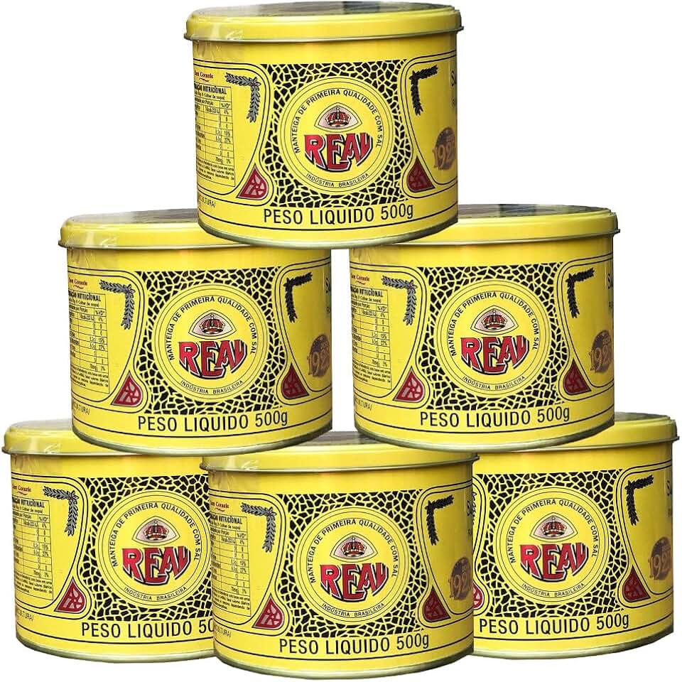 Manteiga Real 500g KIT com 6 Unidades