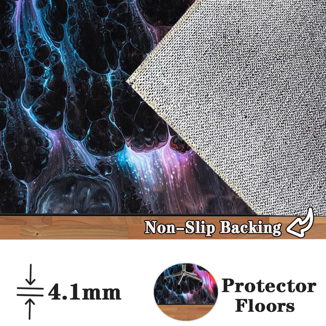 Alfombra para Silla de Oficina Alfombra Silla Gaming 120 x 150 cm Alfombra Protectora Suelo Alfombra Silla Ruedas Alfombrilla para protección de Suelo de Oficina y hogar Alfombrillas para Silla