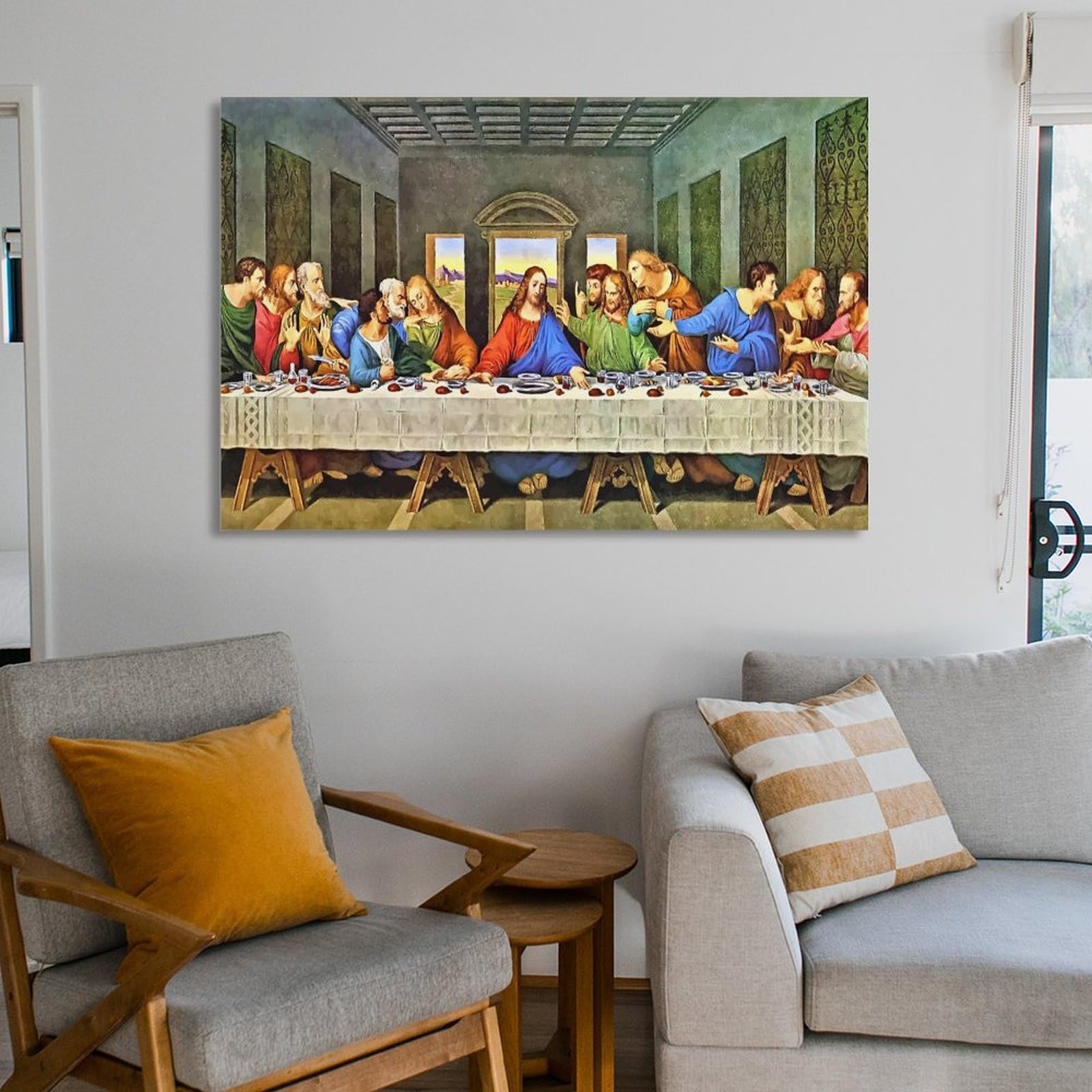 Amazon.co.jp: レオナルド・ダ・ヴィンチ画家最後の晩餐ポスター 絵画