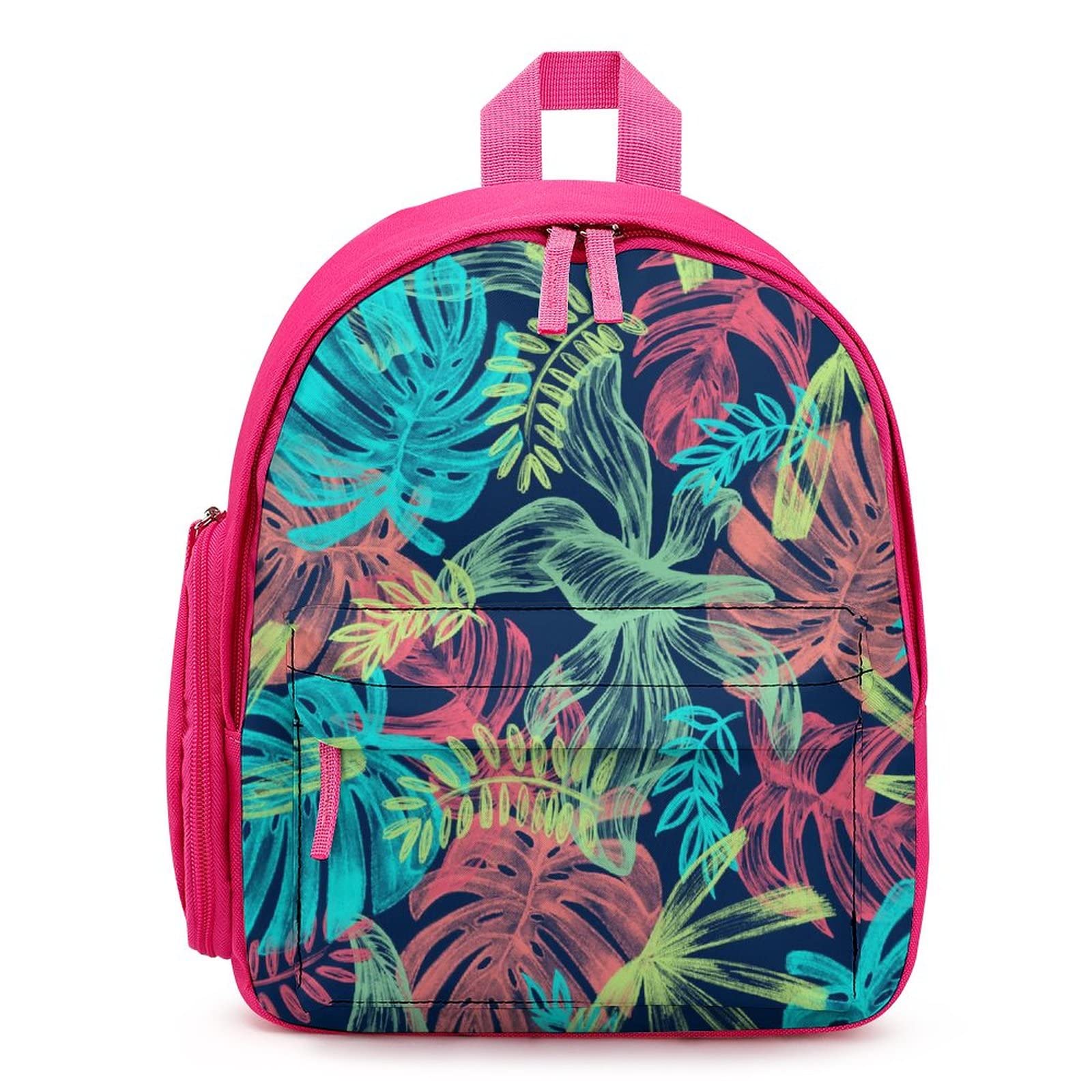 Sac à Dos Enfant Plantes Tropicales 3D - Léger, Imperméable, 41x32x17 Cm, Pour école - 7