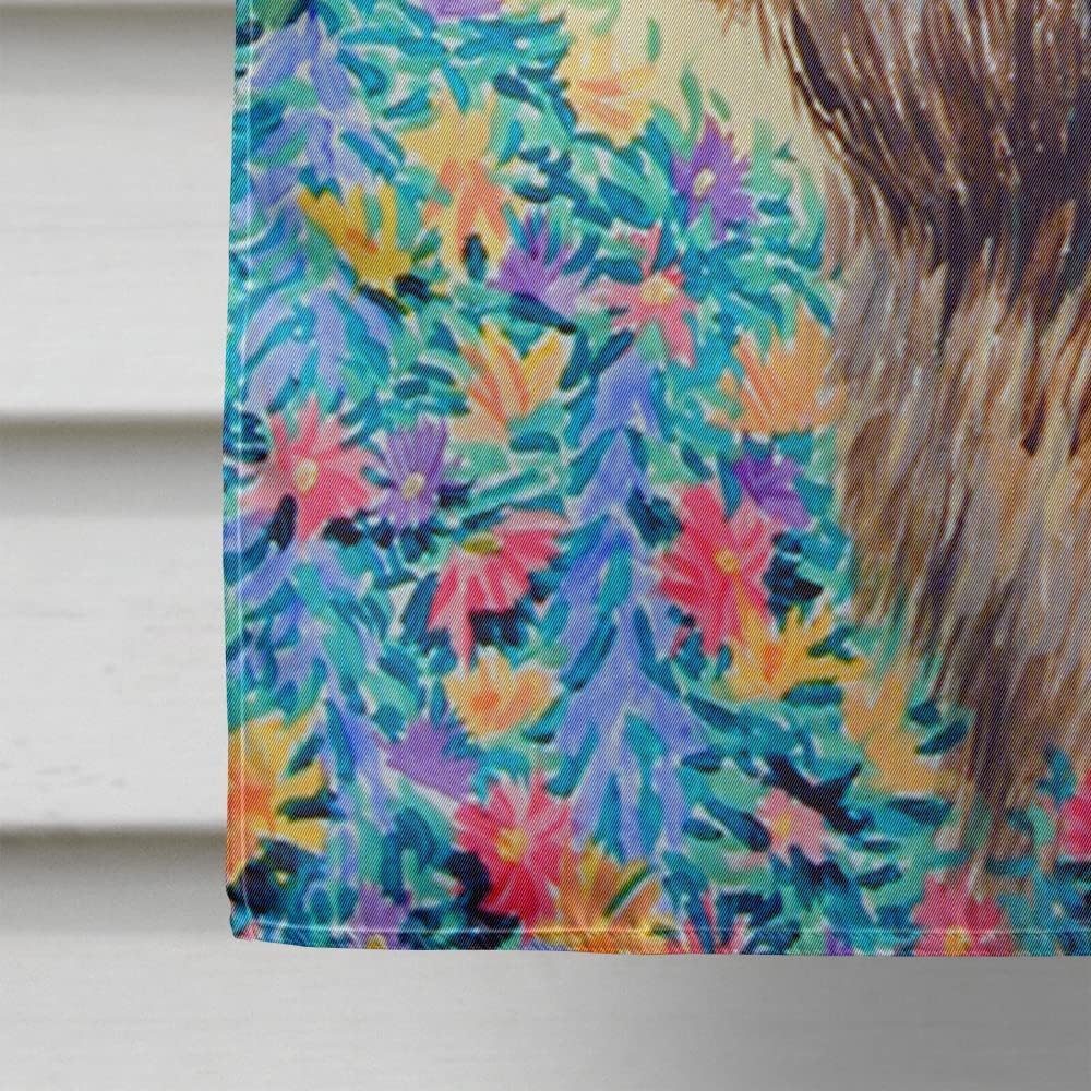 Caroline's Treasures 7238CHF Cairn Terrier House Flag Large Porch Sleeve Pole Decorative Outside Yard Banner Artwork Wall Hanging, Polyester, House Size, Multicolor