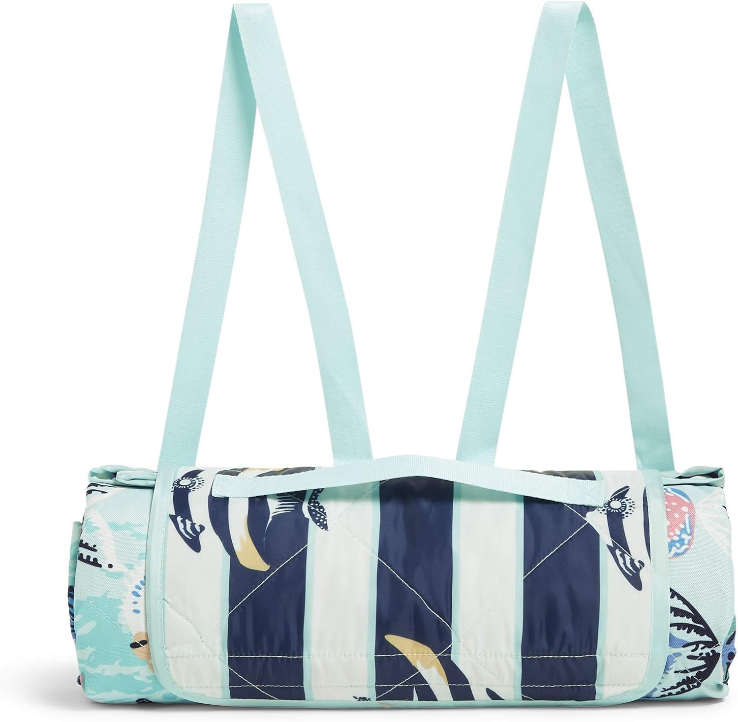 Vera Bradley Women's Picnic & Beach Blanket Décor, Paisley Wave Fish