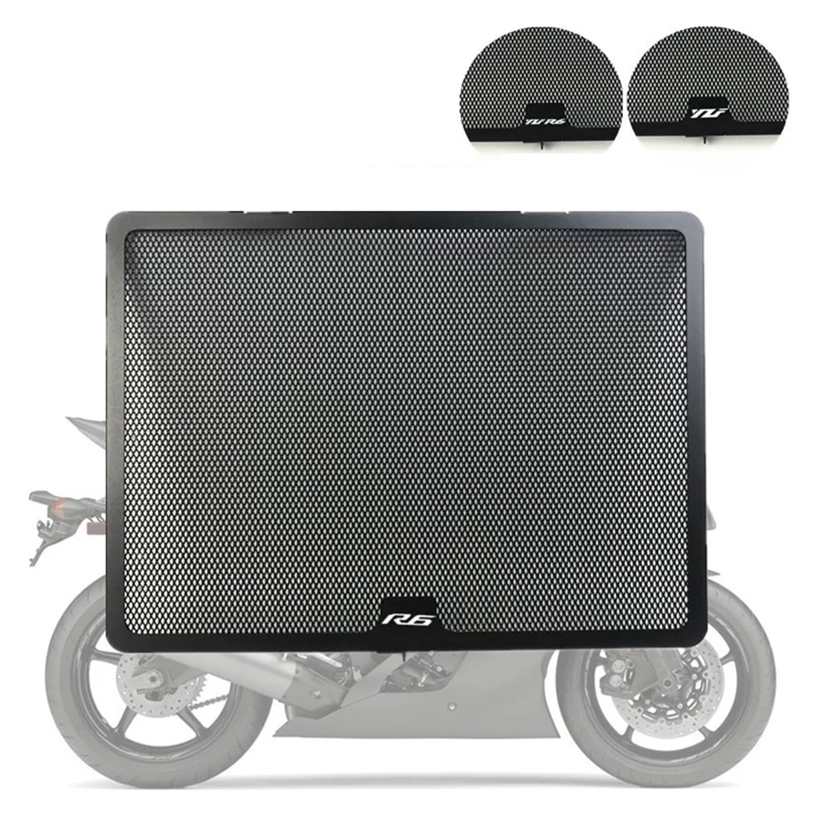 Cubierta Protectora para Radiador De Motocicleta R6, Protector De Rejilla para Yam&AHA YZF-R6 R6 YZF R6 2006-2016 2012 2013 2015 Motocicleta Protector radiador Rejilla