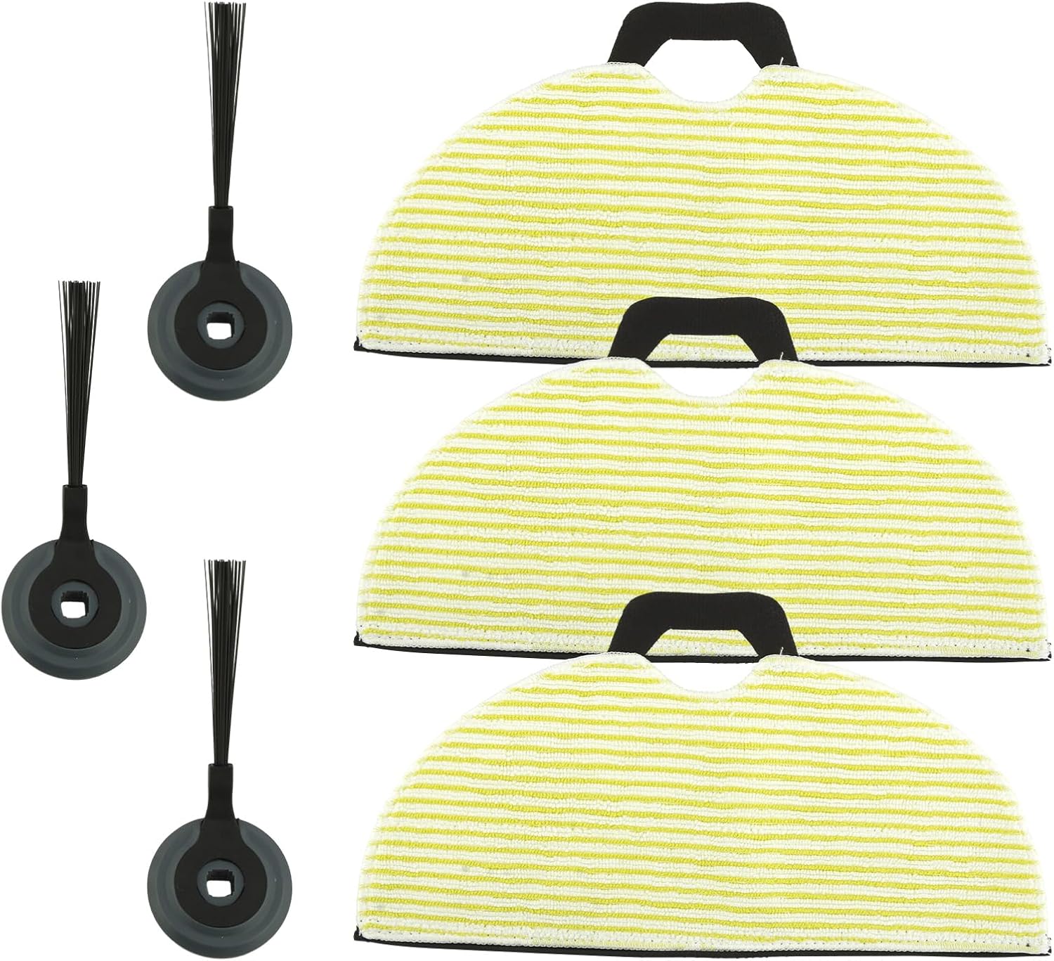 Serveyou 6pcs Vacuum Mop Replacement Pad,Washable Reusable Replacement Microfiber Soft Pads for Shark Rv2001