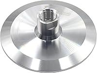 Vista 3 de HFS (R) 4" Tri Clamp a 1/2" NPT Hembra FNPT Rosca Sanitaria Tubería de Acero Inoxidable 304 (4" TC-1/2" FNPT)