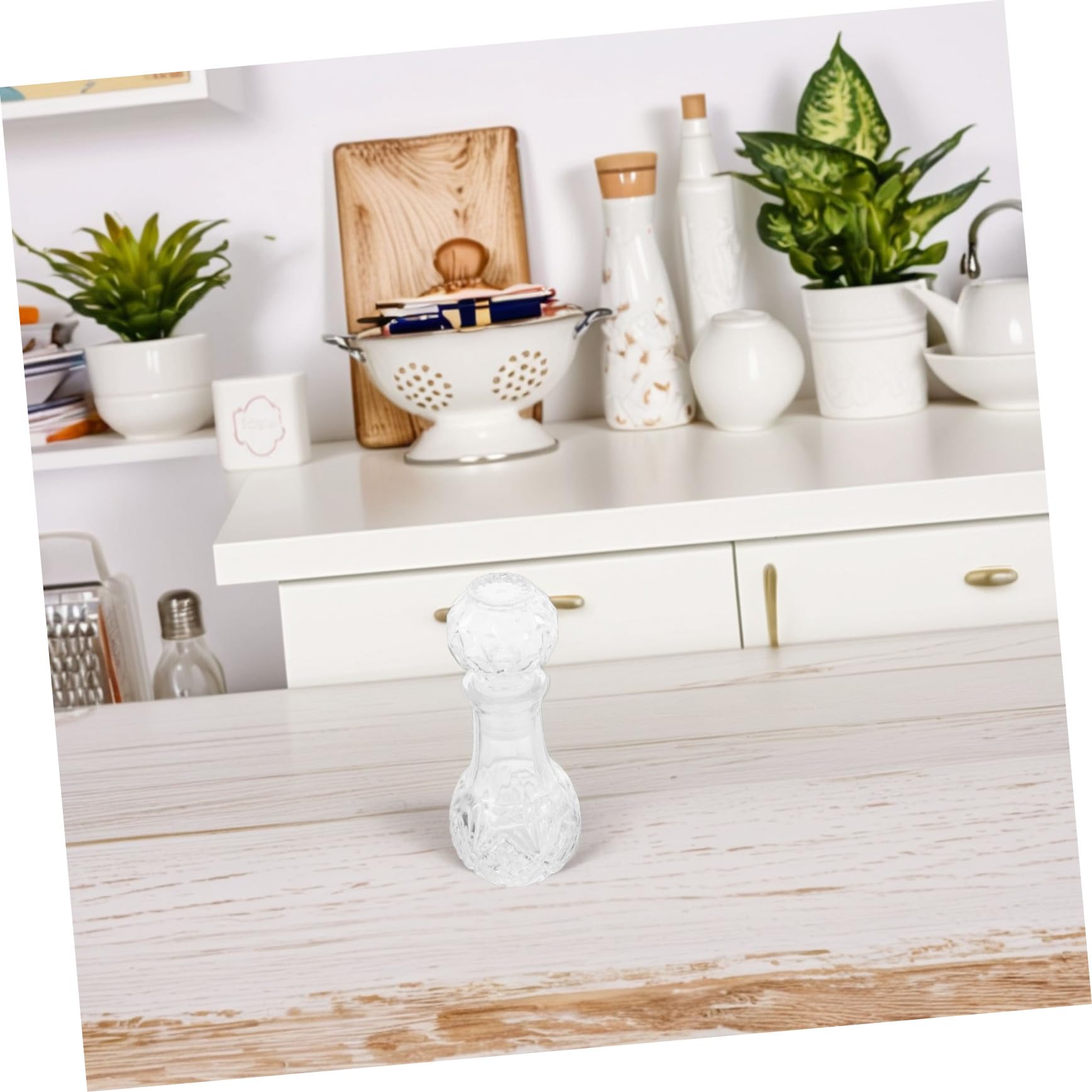 Ipetboom Lot de 6 Carafons à Vin en Verre Transparent 50 Ml, Aérateur, Accessoires pour Whisky, Bouteilles Décoratives Compactes pour Dégustation et Conservation des Spiritueux