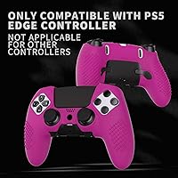 Vista 125 de PlayVital 3D Studded Edition Anti-Slip Silicone Cover Case for ps5 Edge Controller, Soft Rubber Protector Skin for ps5 Edge Wireless Controller with