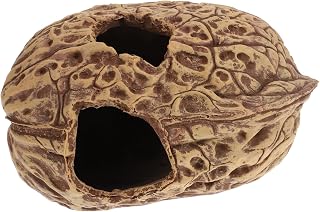 Toddmomy Casa De Escondite De Nogal Cueva para Pecera Cueva para Acuario Accesorios para Hábitat Escondite Decoraciones para Acuarios Adornos para Acuarios Y Escondites Cueva para