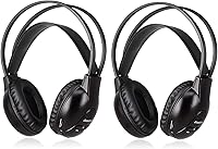 Joanbro Wireless IR Car Headphones for Honda Odyssey, Toyota Sienna, Chrysler Town & Country, uConnect VES, Tahoe - Dual Channel