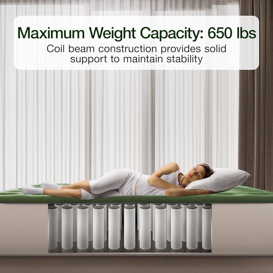 Amazon.com: Zearna Air Mattress Queen with Built in Pump
