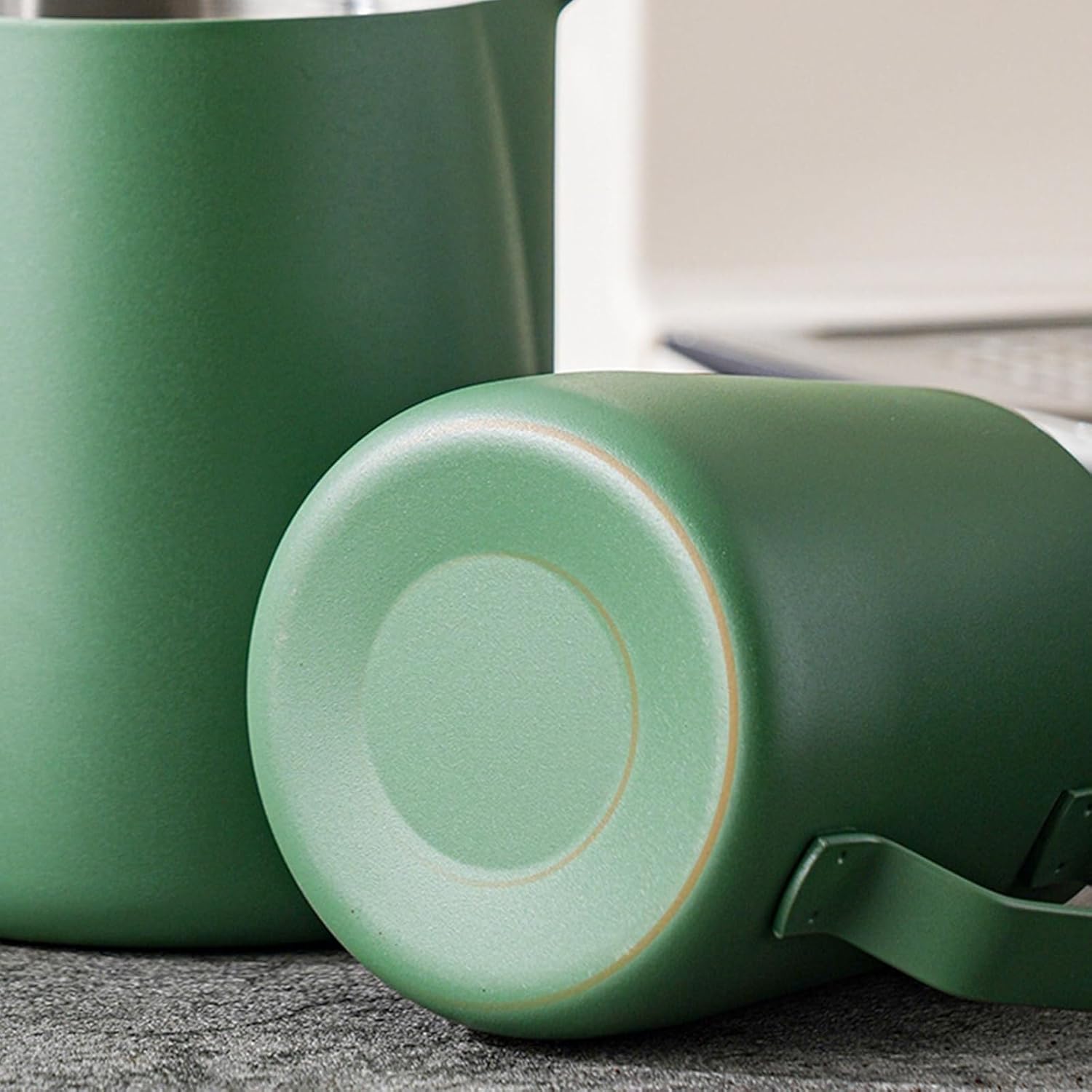 Stainless Steel Milk Frothing Pitcher Coffee Latte Frothing Mug Cup Kitchen Supplies Milk Pitcher Frothing(600ml)