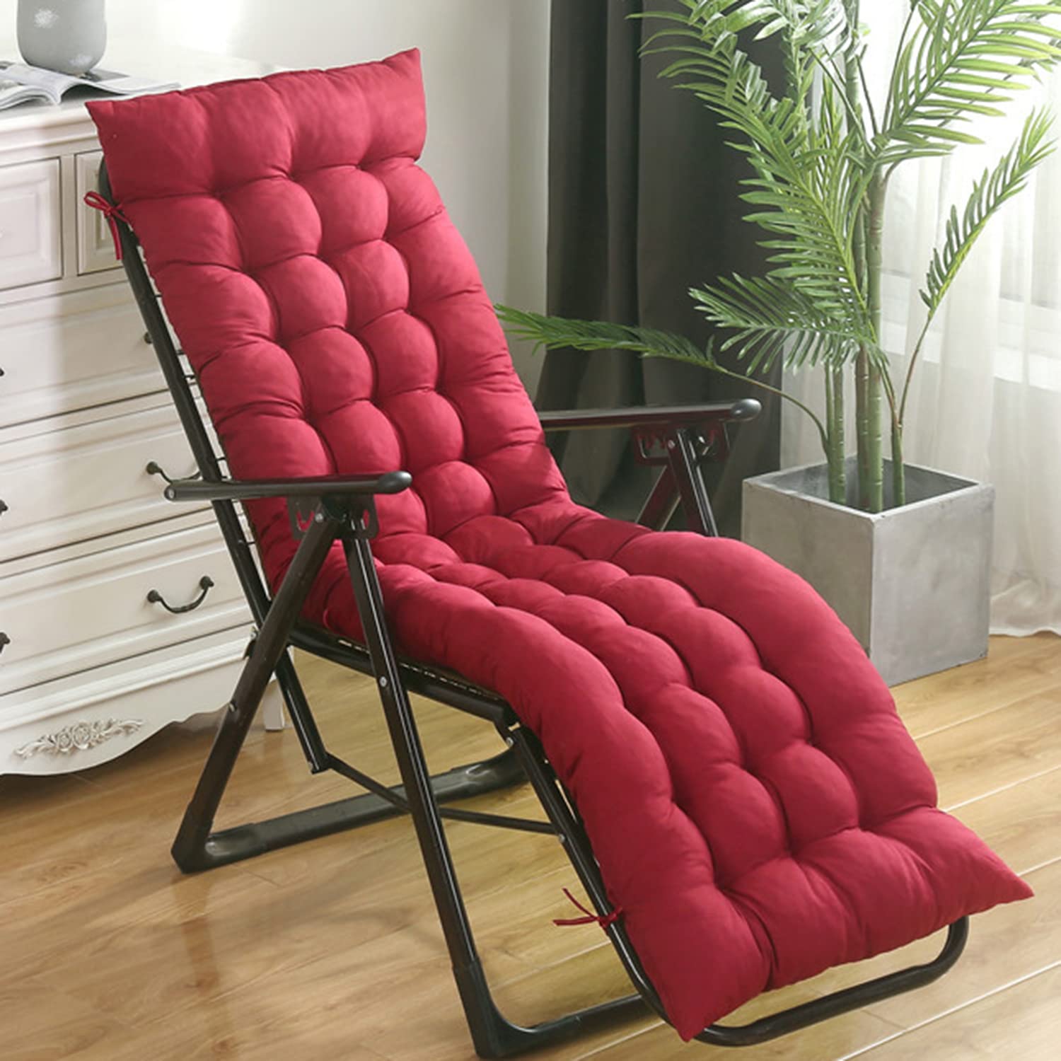 Cuscino per panca a 2 o 3 posti, 8 cm di spessore, ideale per panca da giardino, sdraio o sedia da tavolo, per interni o esterni (170 x 55 cm, grigio)
