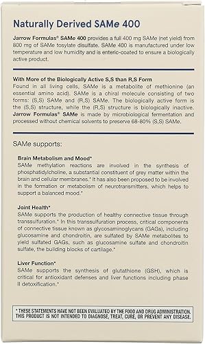 Miniatura 2 de JARROW FORMULAS Sam-E 400 MG, 30 CT
