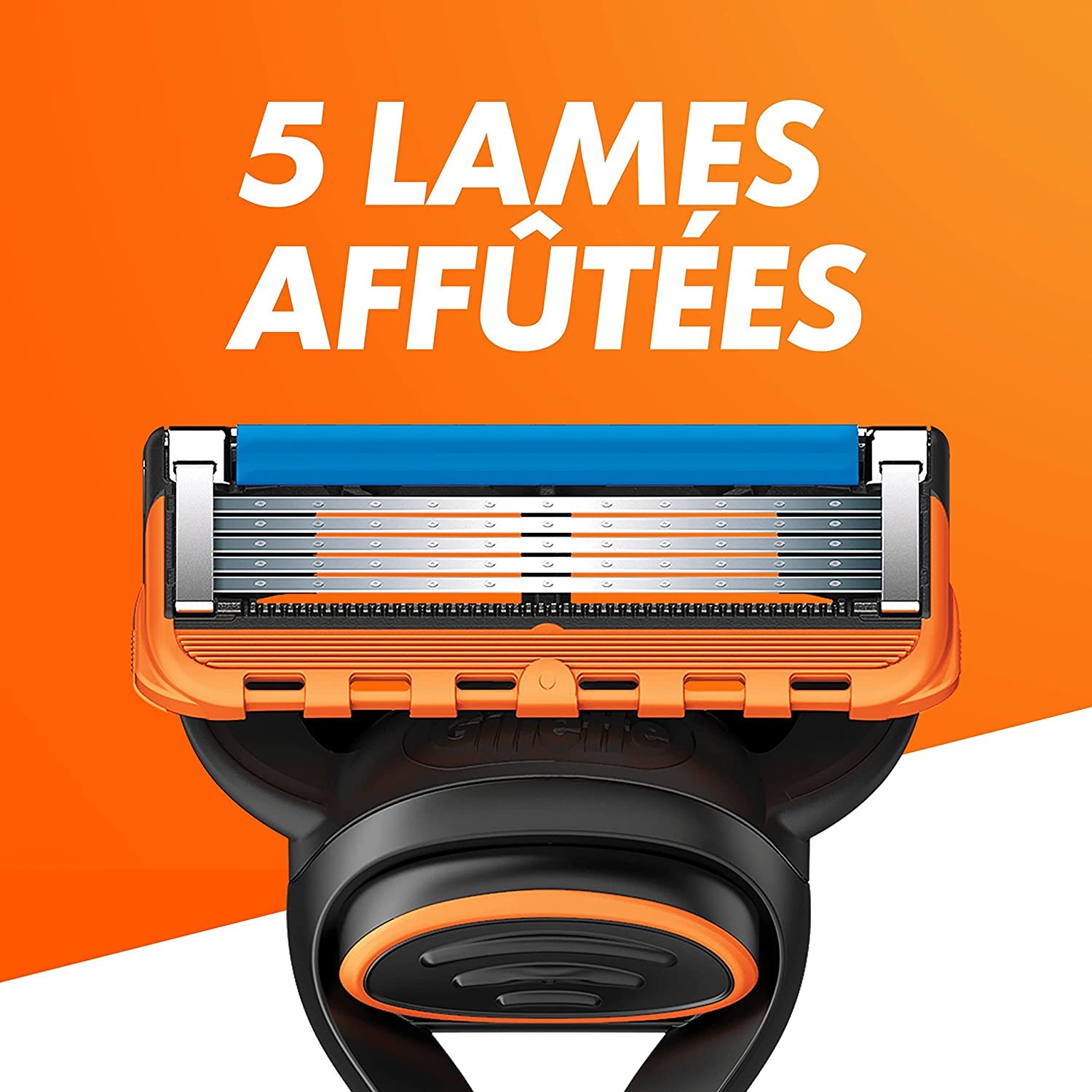 Gillette Fusion5 Recharges de Lames de Rasoir pour Homme, Pack de 12 Recharges de Lames, 6 + 6 Lames, Pour un Rasage Confortable et Précis