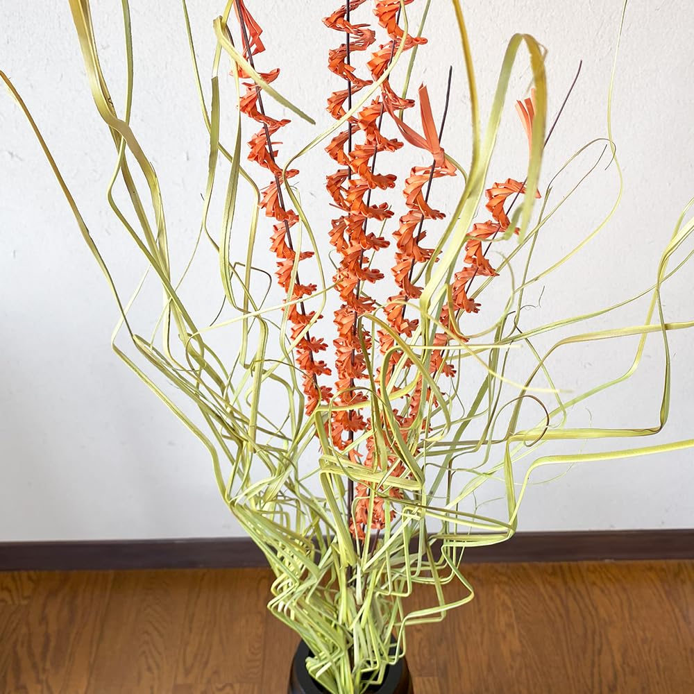 Amazon｜「椰子編み込みG」 枝物 フラワーベース フェイク 枝