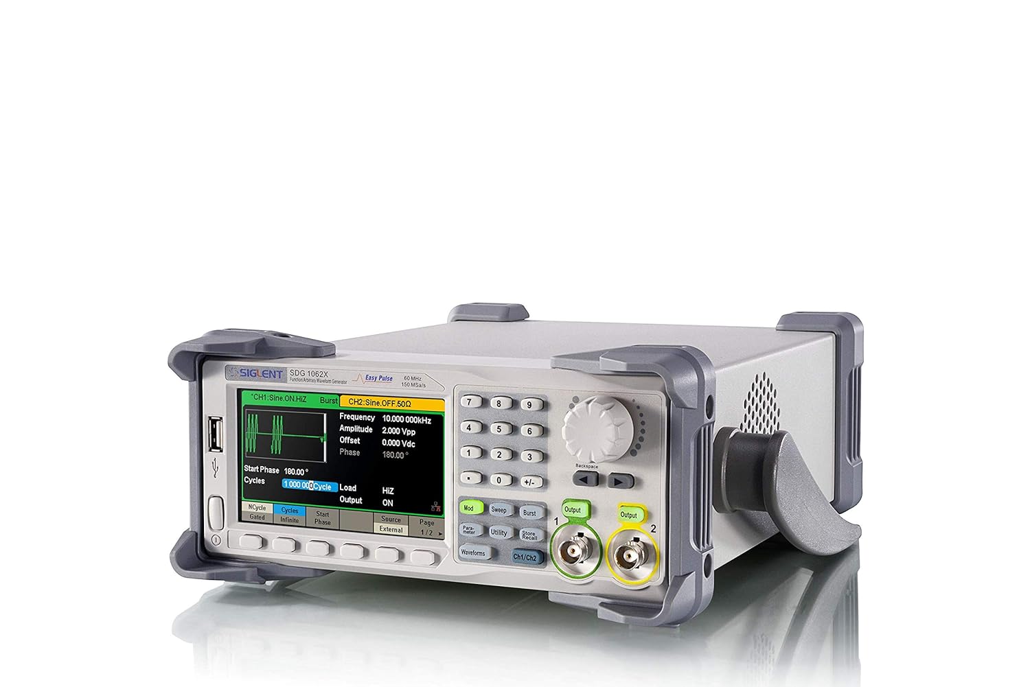 Siglent Technologies SDG1062X Series Dual-Channel Function/Arbitrary Waveform generators: Industrial & Scientific