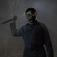 Vista 9 de YU FENG Máscara de disfraz para Halloween, mascarada, cosplay, fiesta divertida