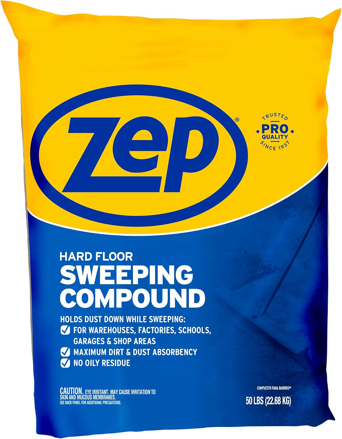 ZEP HDSWEEP50 Floor Sweeping Compound, 50 lb