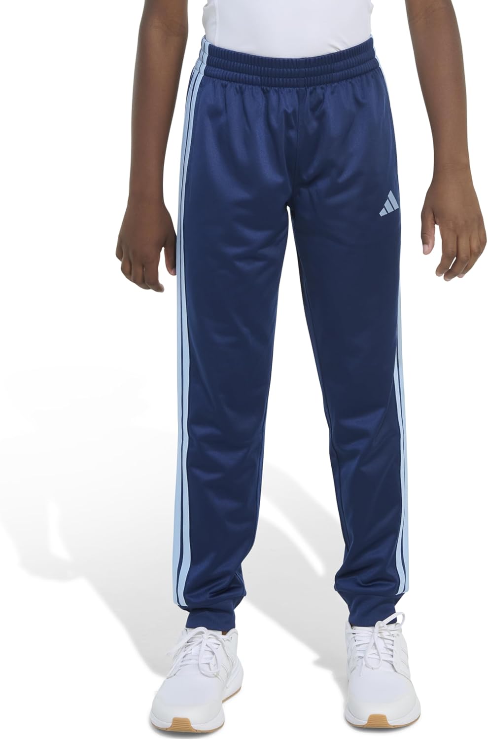 Adidas Boys Little Kids 3-Stripe Jogger Pants | 100% Polyester Athletic Training Pants with Elastic Waistband - Image 3