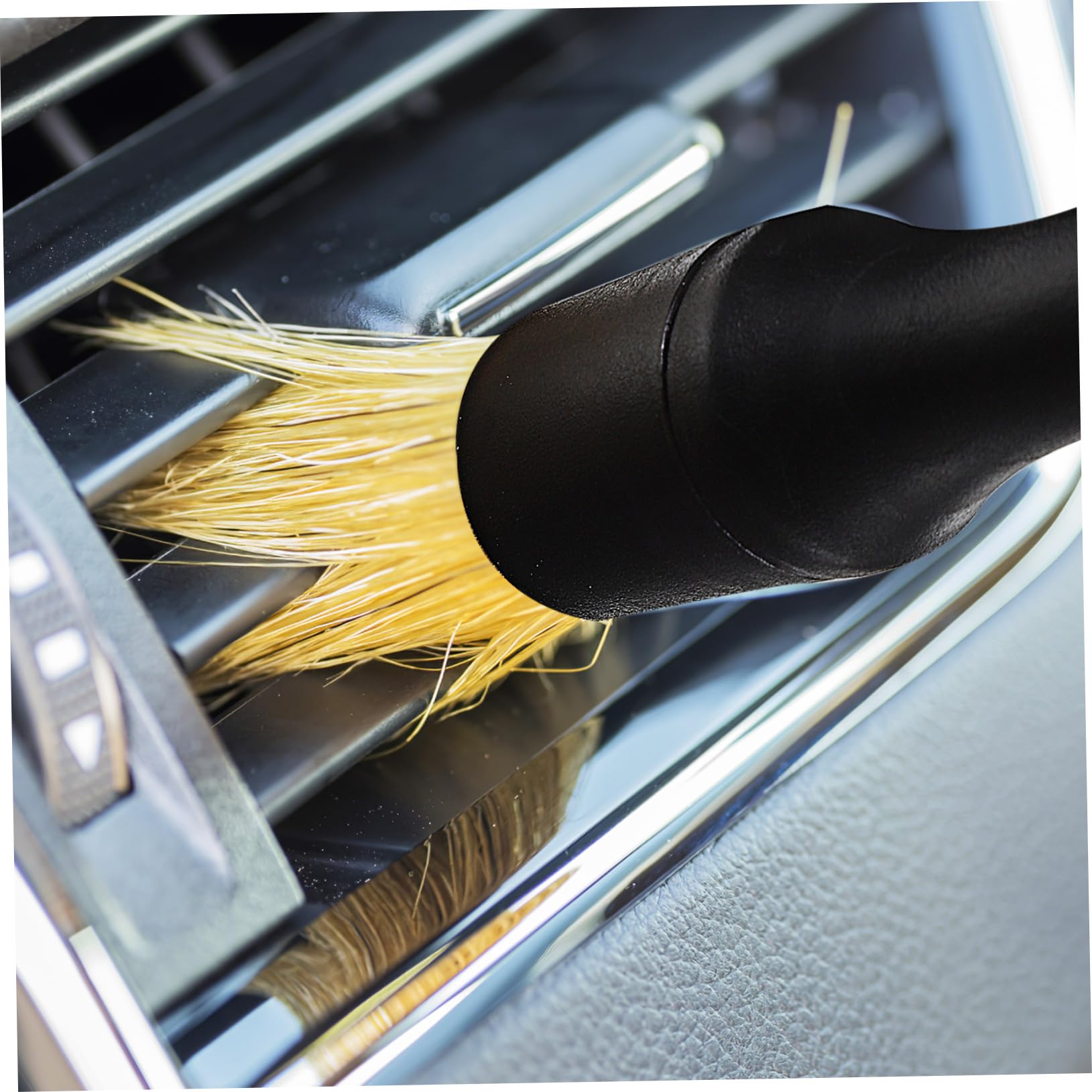 VALICLUD Autoinnenreinigungsbürsten Set Tragbare Autopflege-tool Detailing-set mit Ersatzköpfen für Innenraum Reinigungsgerät für Armaturenbrett Mittelkonsole und Mehr