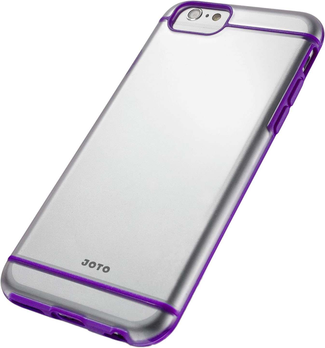 JOTO iPhone 6S / iPhone 6 4.7 Case Slim Fit Hybrid Clear Cover Case (Flexible TPU + Hard PC) for Apple iPhone 6S 4.7" / iPhone 6 4.7" (Purple, Frosty, Clear)