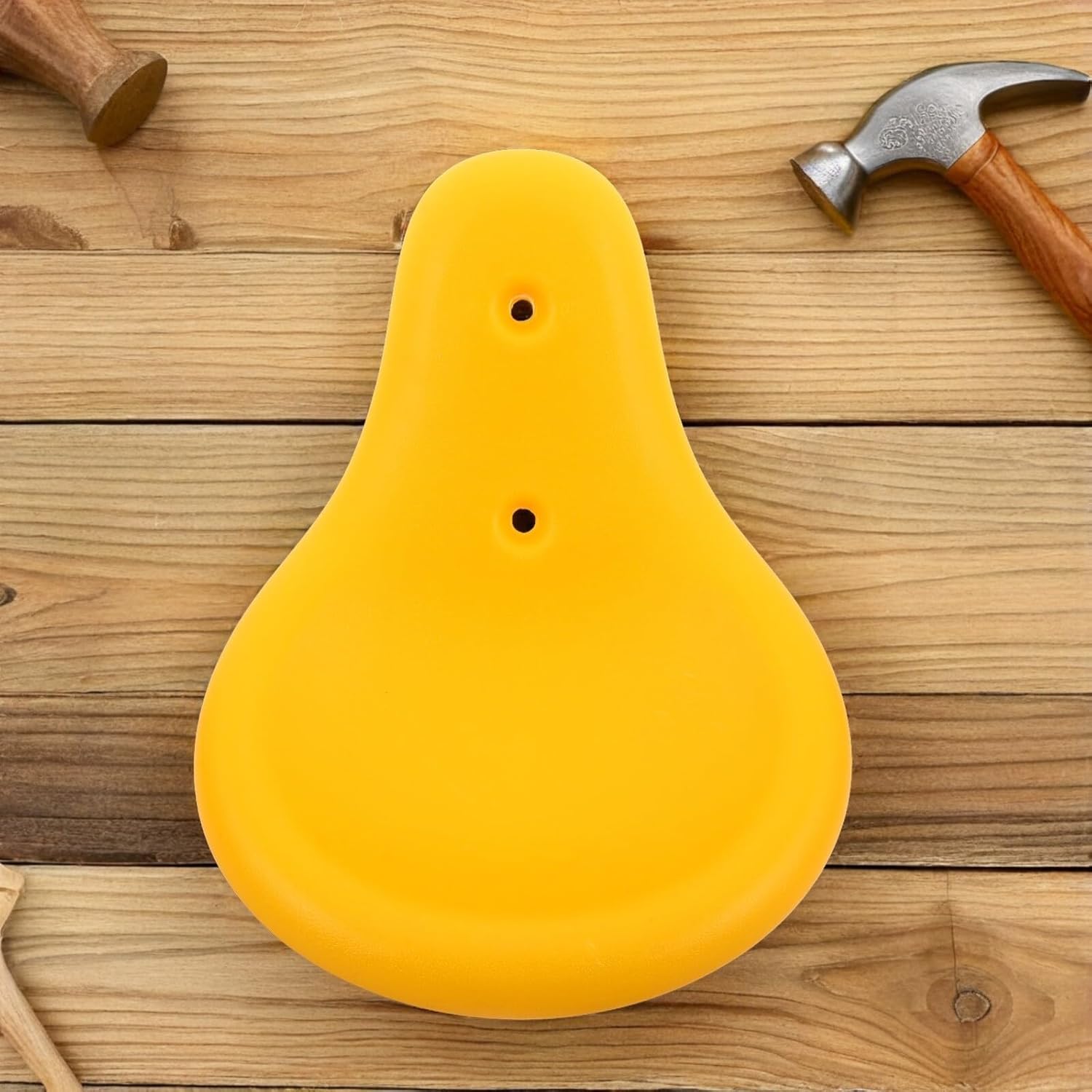 SECFOU Outdoor Seesaw Replacement Cushion Waterproof Plastic Playground Seat with Screws for Parks and Neighborhood Fitness Equipment Accessories